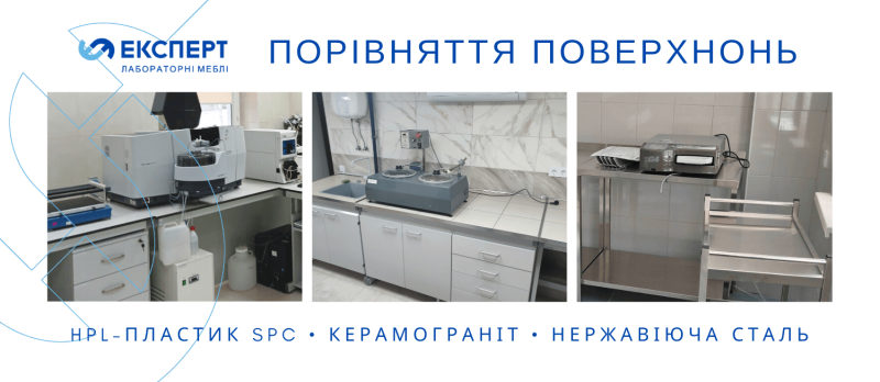 Як обрати поверхню лабораторних столів?