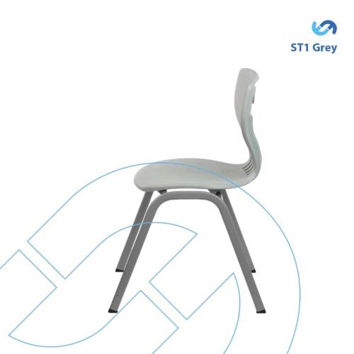 Стул кабинетный ST1 Gray, рис. 1